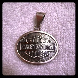 Harley Davidson Sterling silver pendant